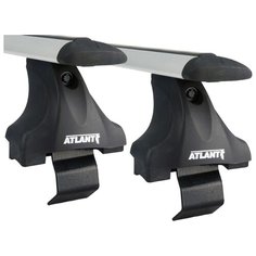 Багажник на крышу Atlant, 8823+7002+7125, крыловидные дуги 1,1м на Киа Рио 3 седан 2011-2017, арт:214571