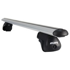 Багажник на крышу Atlant, 8828+8810, аэро дуги 1,26м на Хендай Крета 2016-2020 с рейлингами, арт:21141-22