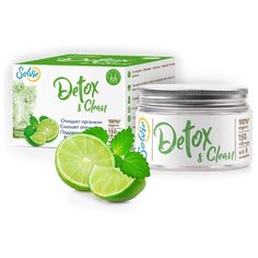 Напиток растворимый Detox & Clean со вкусом "Мохито" Solvie 150 г. Для похудения, стройности и очищения организма, дренажный