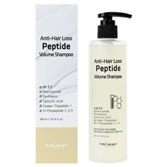 Trimay Укрепляющий шампунь с пептидным комплексом для объема волос Anti-Hair Loss Peptide Volume Shampoo, 300мл