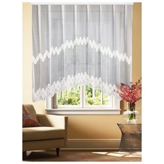 Тюль Арка Жаккард, цвет белый, шир. 270 см х выс. 175 см Papion