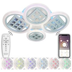 Светодиодная люстра LED 80W INNOVATION STYLE 83022 с RGB Natali Kovaltseva. Управление со смартфона, планшета и пульта. Много настроек свечения