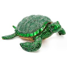 Шкатулка Черепаха большая S-3358-1 зеленый Ismat Decor