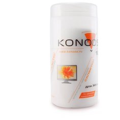 Салфетки для ЖК-экранов в банке Konoos KBF-100