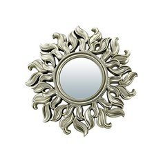 QWERTY Зеркало декоративное "Реймс", золото, 25 см, D зеркала 9 см /24 74052