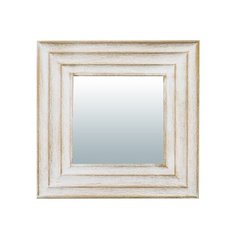 QWERTY Зеркало декоративное "Кале" цвет белый, 25*25 см, зеркало 14*14 см /24 74057