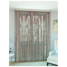 Тюль LEGRAND Дождь 300*260 брусника