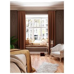 Портьера LEGRAND Блэкаут 200*260 коричневый