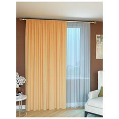 Портьера LEGRAND Меланж 180*260 крем