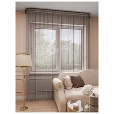 Тюль LEGRAND Грек 300*260 с утяжелителем шоколад