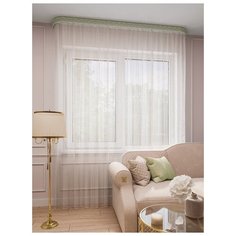 Тюль LEGRAND Лайн 300*260 с утяжелителем белый