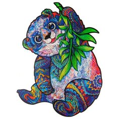 Unidragon деревянный пазл «Серьезная панда» 25 х 33 см средний