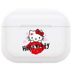 Чехол прозрачный TPU для AirPods Pro, эйр подс про, лицензия Hello Kitty 5 Deppa