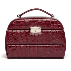 Шкатулка для украшений S-6167-1RB бордовый Ismat Decor