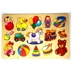 Развивающая доска большая "Игрушки" Нескучные игры