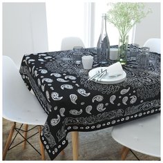 Скатерть "Пейсли", 145*220 см. Сирень