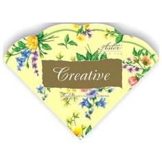 Салфетки бумажные "Creative" Весенние Цветы, круглые, 32 см, 3 слоя Aster