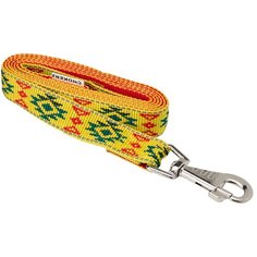 Поводок премиум CHOKERZ Мексика со светоотражающей лентой. Длина 2 м. Ширина 27 мм.