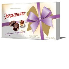 Конфеты шоколадные "Эскаминио" со вкусом Тирамису, Спартак, 141 гр.