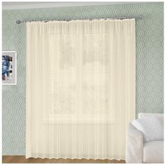 Тюль вуаль ш.300* в.270, 100% п/э, шампань Racc Olto