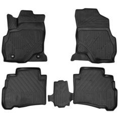 Коврики 3D в салон TOYOTA Fortuner, 01/2017-> 4шт. (полиуретан) Element
