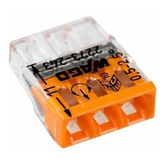 2273-243 Клемма соединительная с пастой WAGO 3x, 200 шт, Оригинал