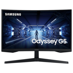 Монитор 27" Samsung C27G55TQWI black (VA, 2560x1440, 16:9, curved, 144Hz, 178/178, 250cd/m2, 2500:1, 1ms, HDMI, DP) (LC27G55TQWIXCI)
