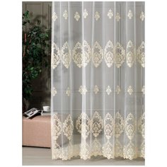 Штора/Тюль с вышивкой Magiza арт.32102, 200*270, золотистый