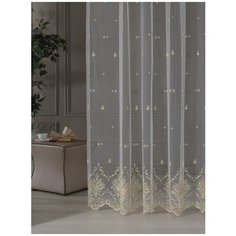 Штора/Тюль с вышивкой Magiza арт.26197, 200*270, золотистый