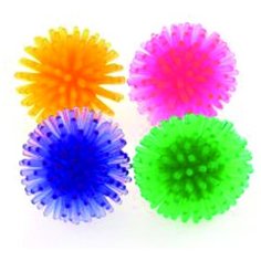 Игрушка Lilli Pet МЯЧИК-ЕЖИК для кошек, d=3см, 4 шт.