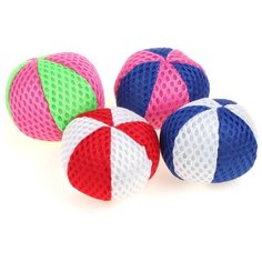 Игрушка Lilli Pet COLOR BALL для кошек, d=6см; 4шт