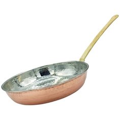 Медная сковорода ручной работы, толщина 0,5 мм, 18 см, MARMA MM-PAN-17