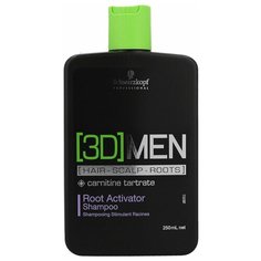 [3D]MEN Шампунь активатор роста волос – очищение 250 мл Schwarzkopf Professional