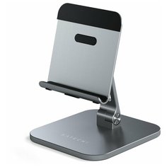 Подставка Satechi ST-ADSIM Aluminum Desktop Stand для iPad Pro - Space Gray. Материал алюминий. Цвет серый космос.Satechi Aluminum Desktop Stand for iPad Pro - Space Gray