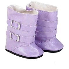 Сапоги для куклы «Застёжки», длина подошвы: 7 см, цвет сиреневый Сима ленд