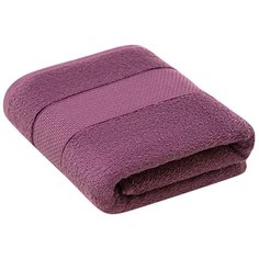 Банное махровое полотенце 70х140 см (1 шт) Сирень, Soft Box, Турция, 100% хлопок