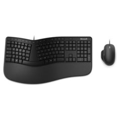 Клавиатура и мышь Microsoft Ergonomic Desktop NEW Black USB