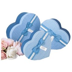 Корзина подарочная Yiwu Zhousima Crafts 3695624, 3 шт голубой