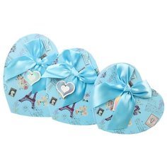 Корзина подарочная Yiwu Zhousima Crafts 2664236, 3 шт голубой