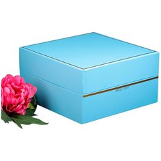 Коробка подарочная Yiwu Zhousima Crafts Best Gift 28 х 28 х 15 см голубой