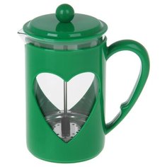 Френч-пресс Доляна Комплимент (0.6 л) зеленый