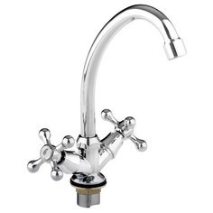 Смеситель для кухни (мойки) Accoona A46 A4676 двухрычажный хром