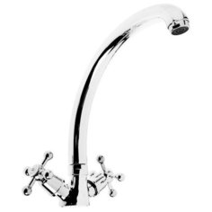 Смеситель для кухни (мойки) Центр Сантехники СМ511715 двухрычажный хром