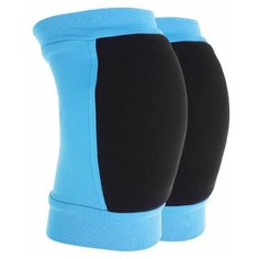 Защита колена Grace Dance для гимнастики и танцев двухцветные с уплотненной чашкой, р. XXS, бирюза/черный