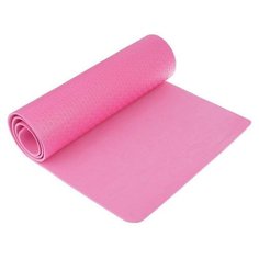 Коврик Sangh Yoga mat, 183х61х0.7 см розовый однотонный