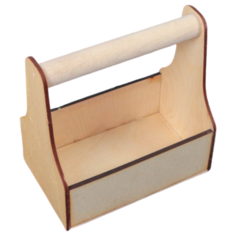 Кашпо Дарим красиво Стелла Моно 20x12,5x20 см бежевый