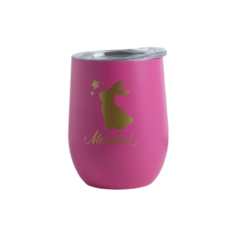 Термокружка Komandor Мечтай, 0.4 л розовый