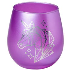 Дорого внимание Стакан Единорог, 400 мл фиолетовый