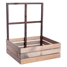 Кашпо Дарите счастье с окном 35 х 30 х 42 см beige