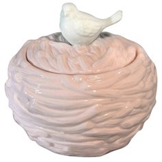 Shenzhen Yijun Ceramics Шкатулка 30-1006 розовый/белый